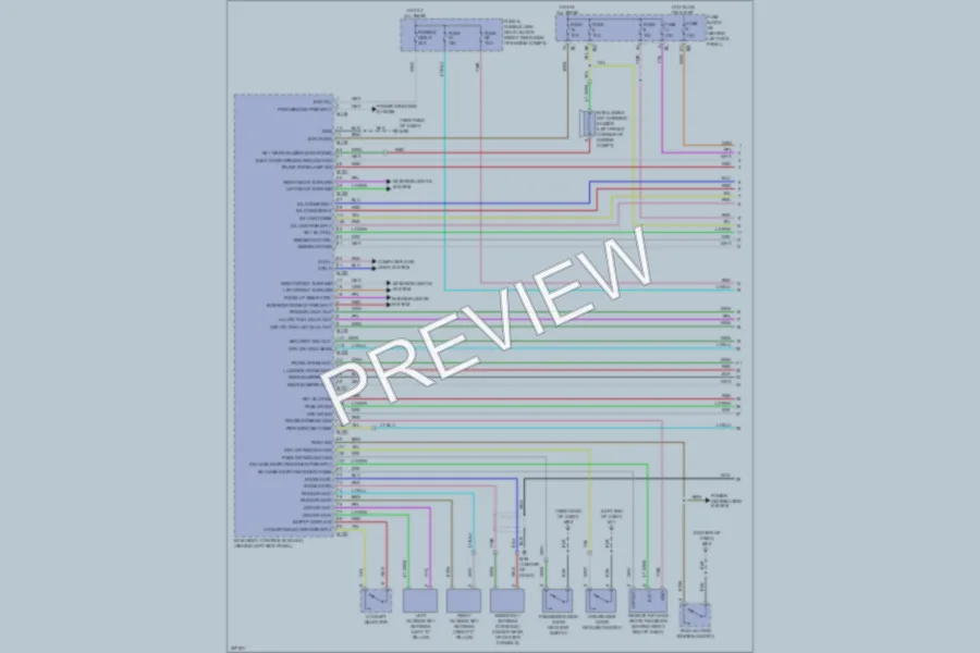 2009 Nissan 370Z Power Door Locks wiring diagram preview