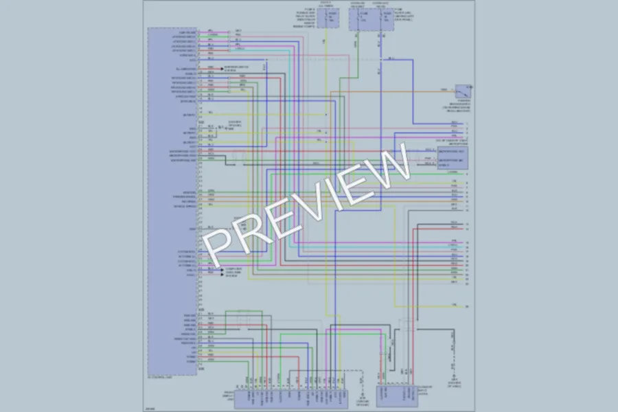2009 Nissan 370Z Radio wiring diagram preview