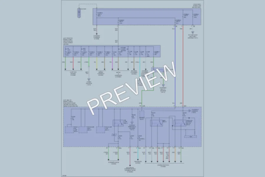 2009 Nissan Altima Power Distribution wiring diagram preview
