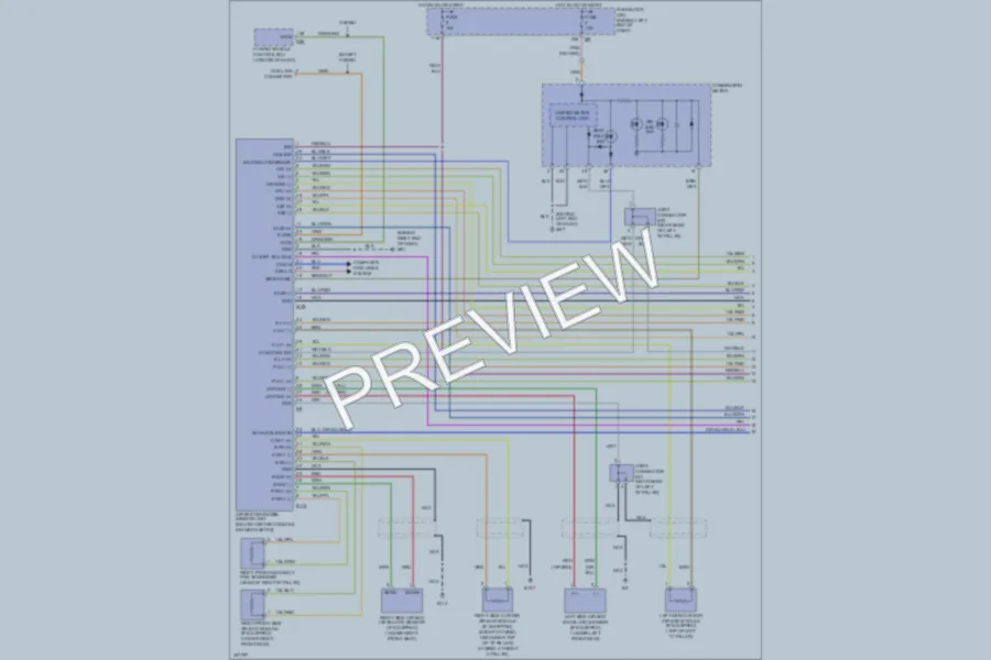 2009 Nissan Altima Supplemental Restraints wiring diagram preview