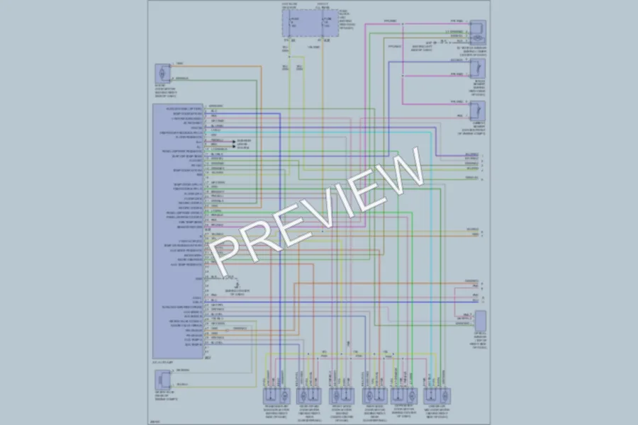 2009 Nissan Armada Air Conditioning wiring diagram preview