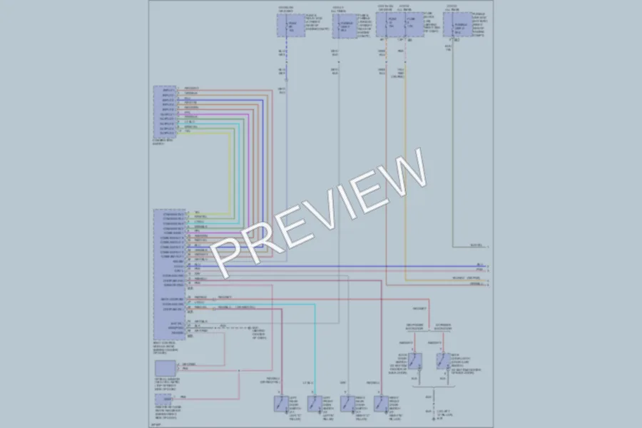 2009 Nissan Armada Headlights wiring diagram preview