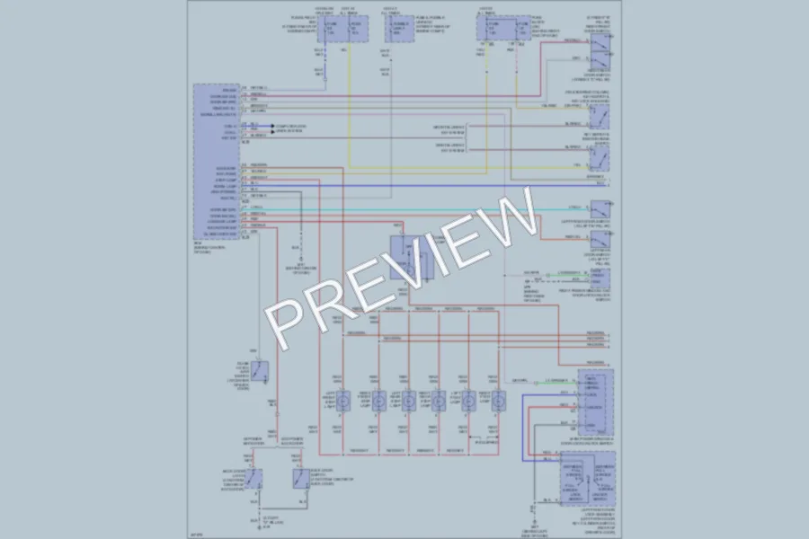 2009 Nissan Armada Interior Lights wiring diagram preview