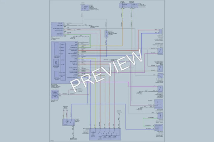 2009 Nissan Armada Trunk Tailgate Fuel Door wiring diagram preview