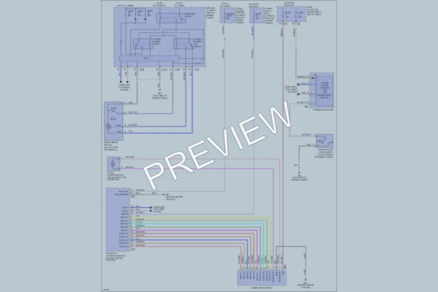 2009 Nissan Armada Wiper Washer wiring diagram preview