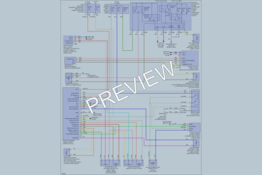 2009 Nissan Frontier Air Conditioning wiring diagram preview
