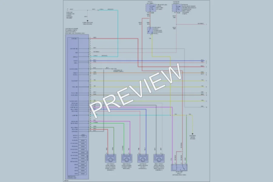 2009 Nissan Frontier Anti Lock Brakes wiring diagram preview