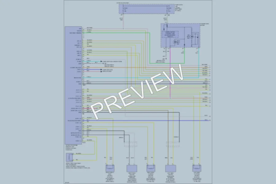 2009 Nissan Frontier Supplemental Restraints wiring diagram preview