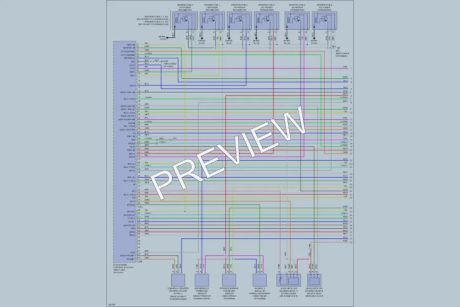 2009 Nissan GTR Engine Performance wiring diagram preview
