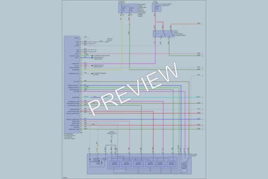 2009 Nissan GTR Transmission wiring diagram preview