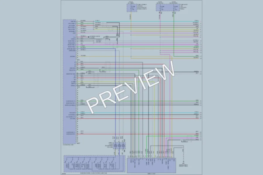 2009 Nissan Maxima Navigation wiring diagram preview