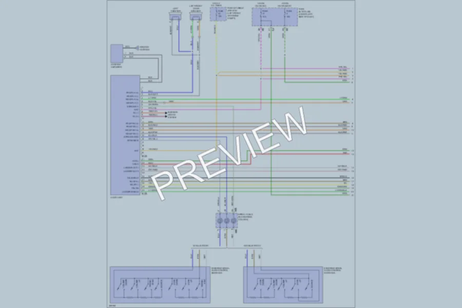 2009 Nissan Maxima Radio wiring diagram preview