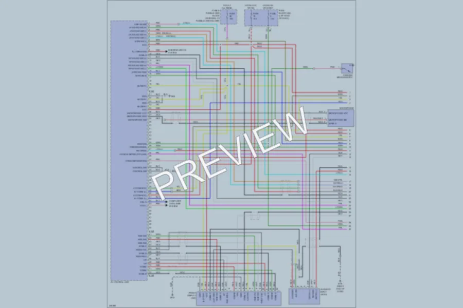 2009 Nissan Murano Navigation wiring diagram preview