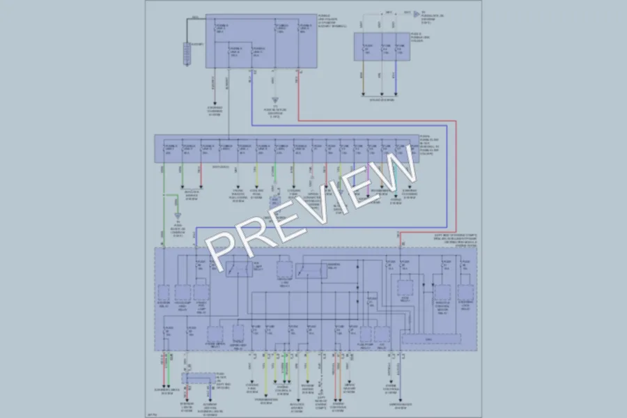 2009 Nissan Murano Power Distribution wiring diagram preview
