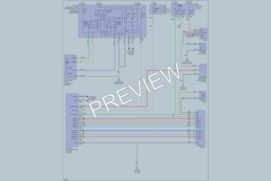 2009 Nissan Murano Wiper Washer wiring diagram preview