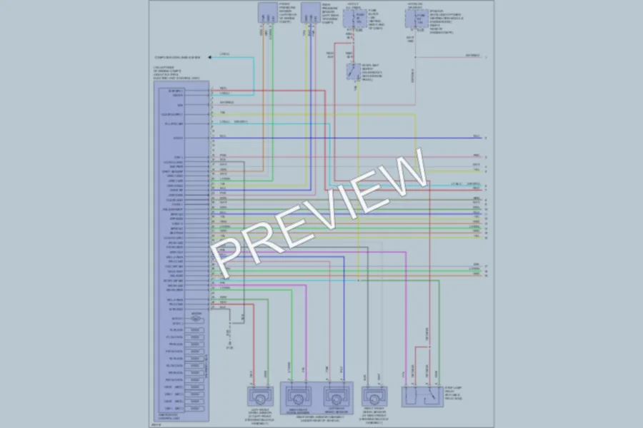 2009 Nissan Pathfinder Anti Lock Brakes wiring diagram preview