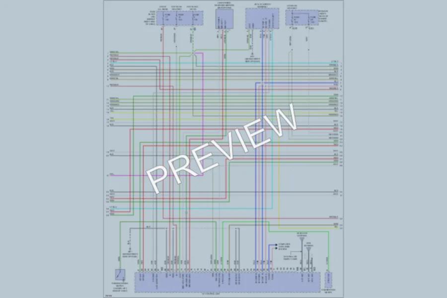 2009 Nissan Pathfinder Navigation wiring diagram preview