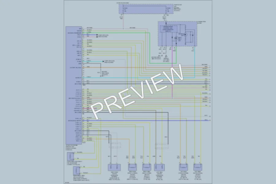 2009 Nissan Pathfinder Supplemental Restraints wiring diagram preview