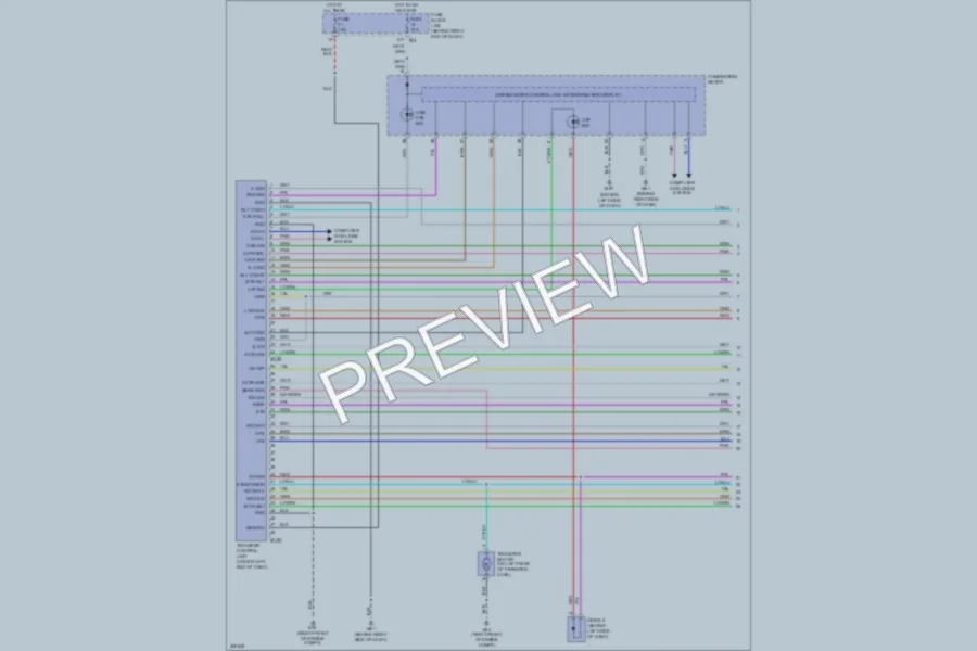 2009 Nissan Pathfinder Transmission wiring diagram preview