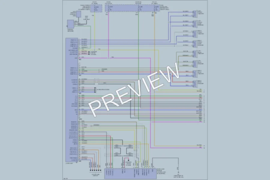 2009 Nissan Quest Radio wiring diagram preview