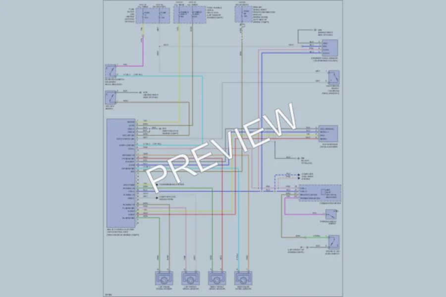 2009 Nissan Rogue Anti Lock Brakes wiring diagram preview