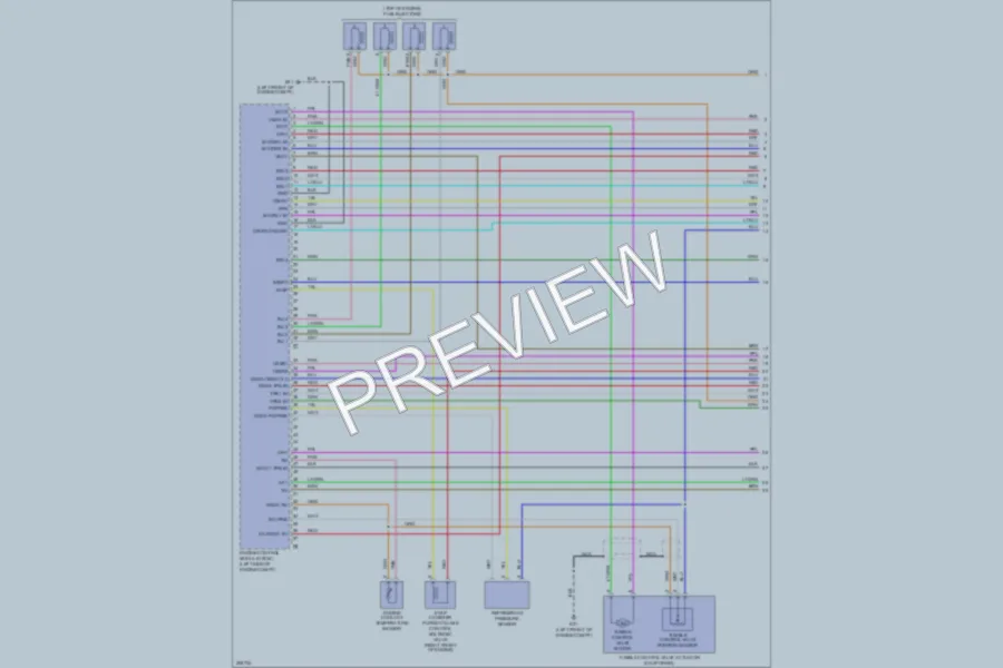 2009 Nissan Rogue Engine Performance wiring diagram preview