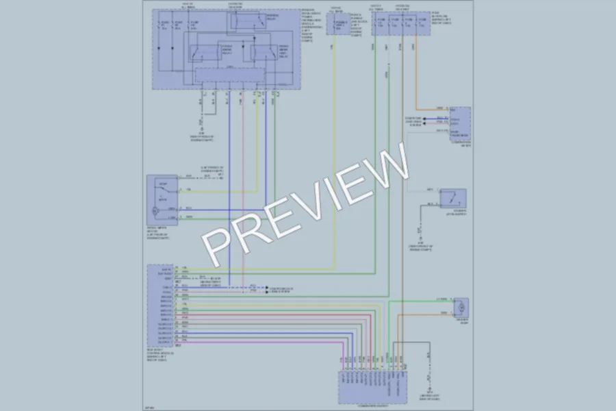 2009 Nissan Rogue Wiper Washer wiring diagram preview