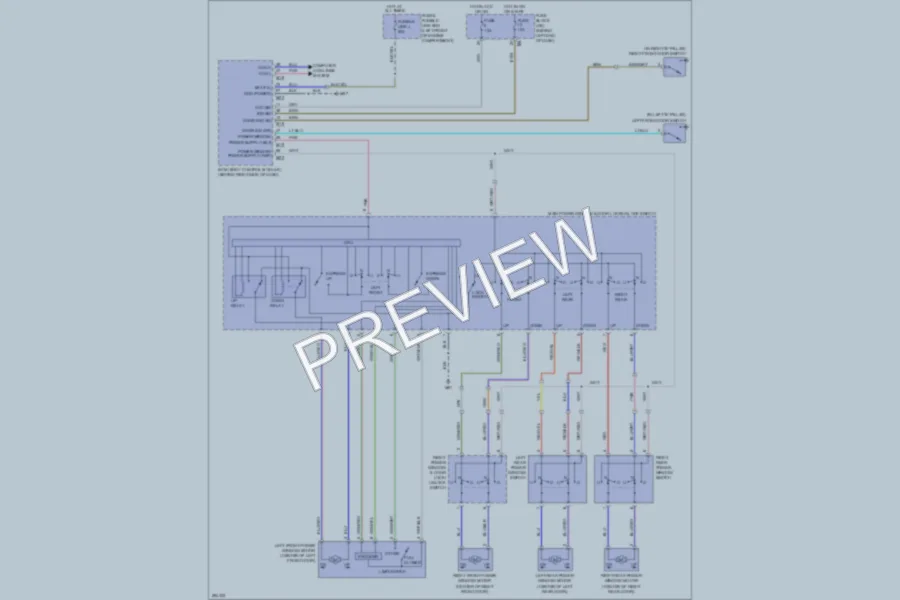2009 Nissan Sentra Power Windows wiring diagram preview