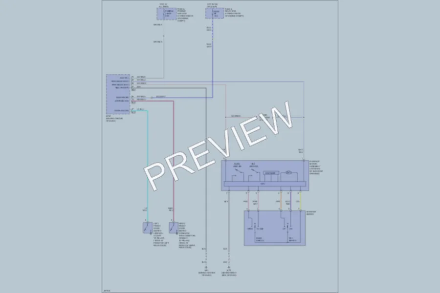 2009 Nissan Titan Power Top Sunroof wiring diagram preview
