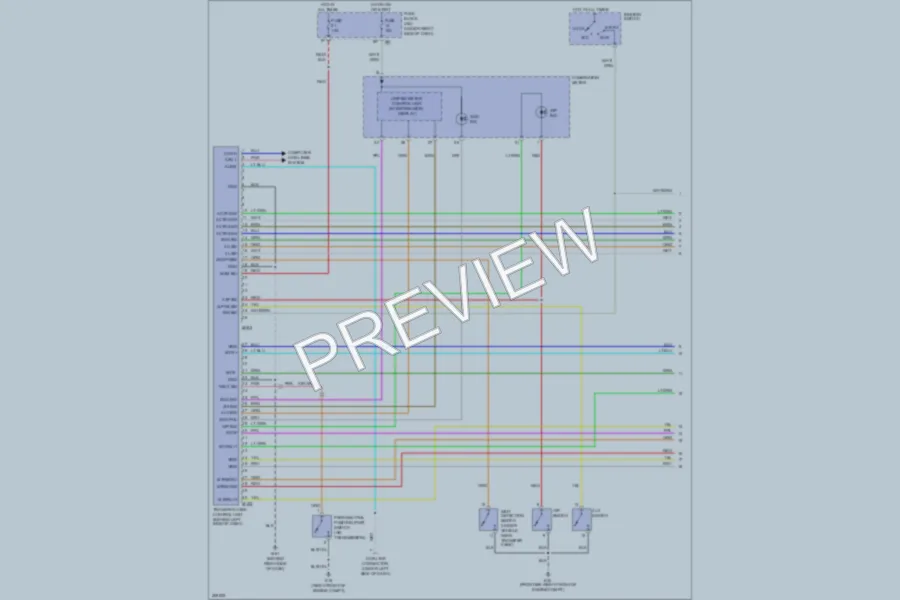 2009 Nissan Xterra Transmission wiring diagram preview