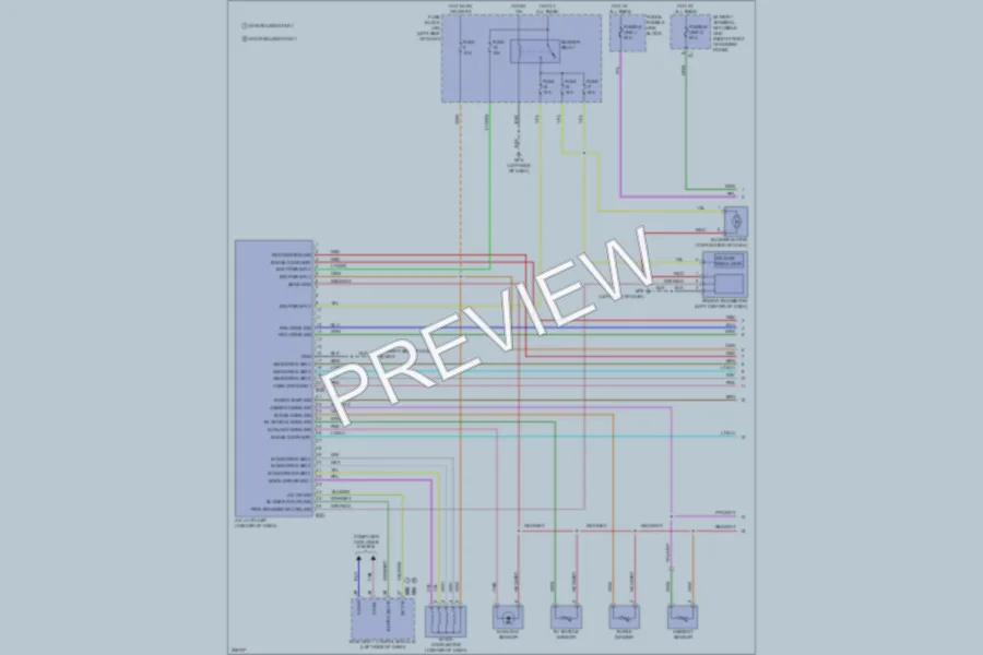 2009 Nissan cube Air Conditioning wiring diagram preview