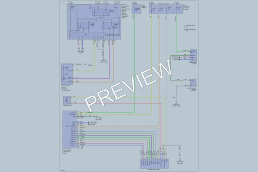 2009 Nissan cube Wiper Washer wiring diagram preview