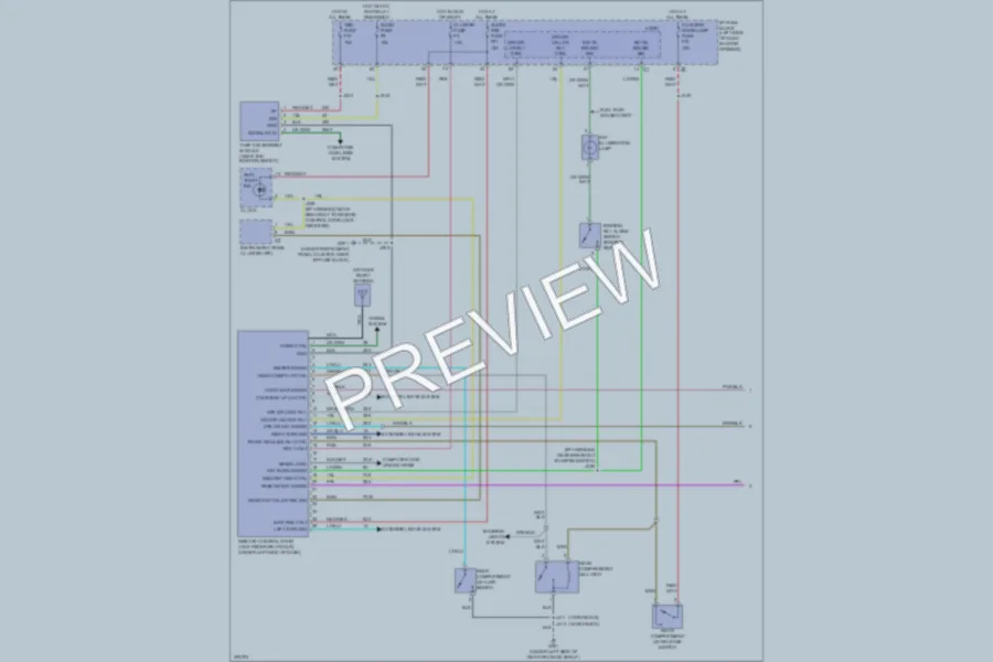 2009 Pontiac G3 Power Door Locks wiring diagram preview