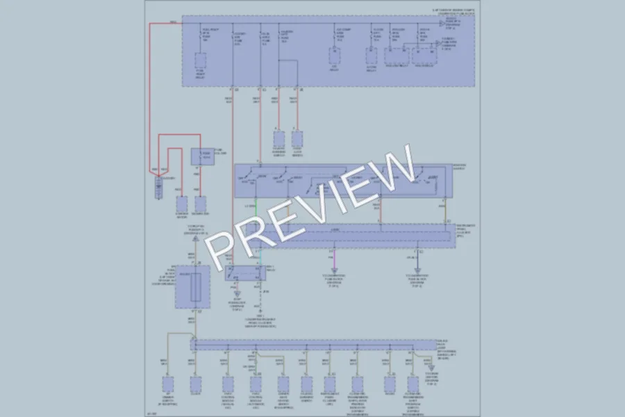2009 Pontiac G3Wave Power Distribution wiring diagram preview