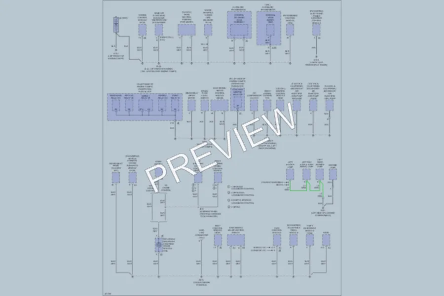 2009 Pontiac G6 Ground Distribution wiring diagram preview