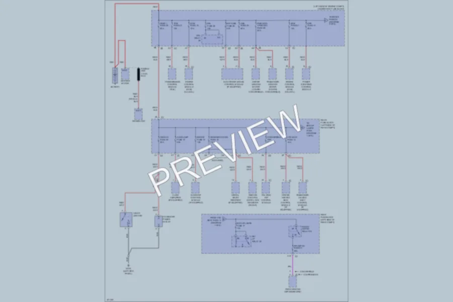 2009 Pontiac G6 Power Distribution wiring diagram preview