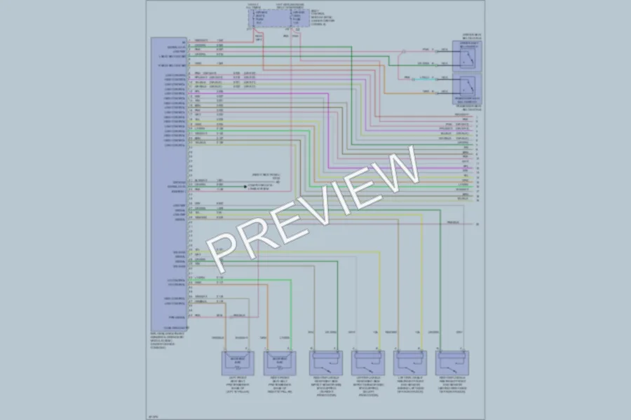 2009 Pontiac G6 Supplemental Restraints wiring diagram preview