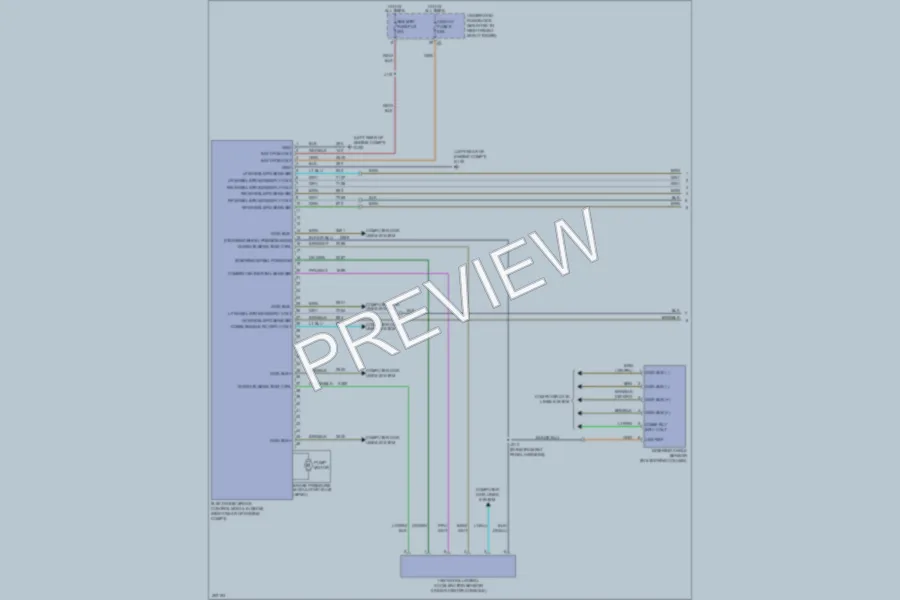 2009 Pontiac G8 Anti Lock Brakes wiring diagram preview