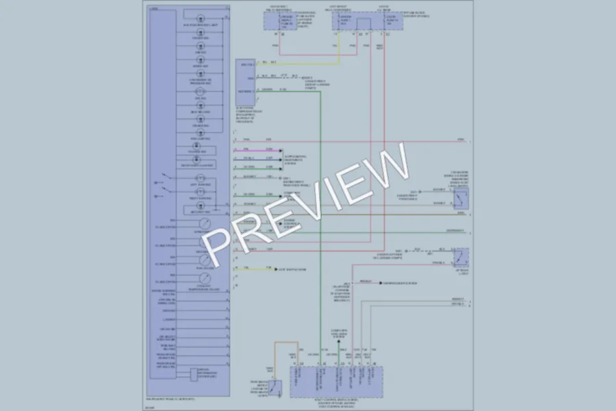 2009 Pontiac Torrent Instrument Cluster wiring diagram preview