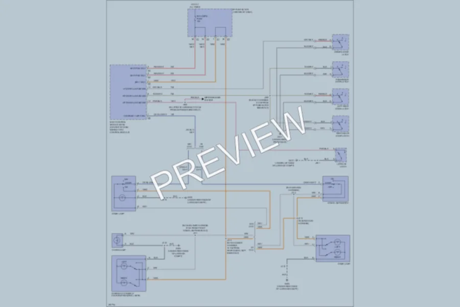 2009 Pontiac Torrent Interior Lights wiring diagram preview