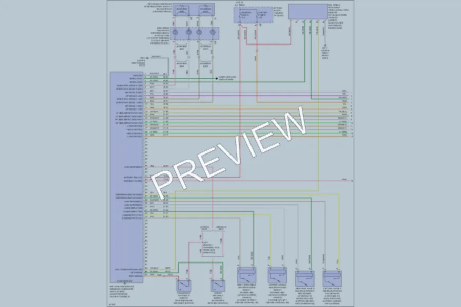 2009 Pontiac Torrent Supplemental Restraints wiring diagram preview