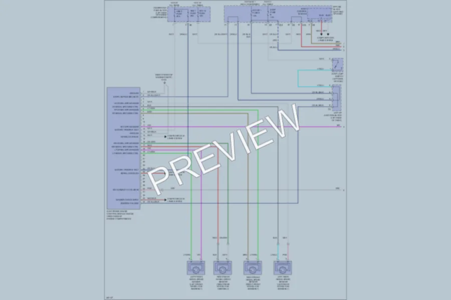 2009 Pontiac Vibe Anti Lock Brakes wiring diagram preview