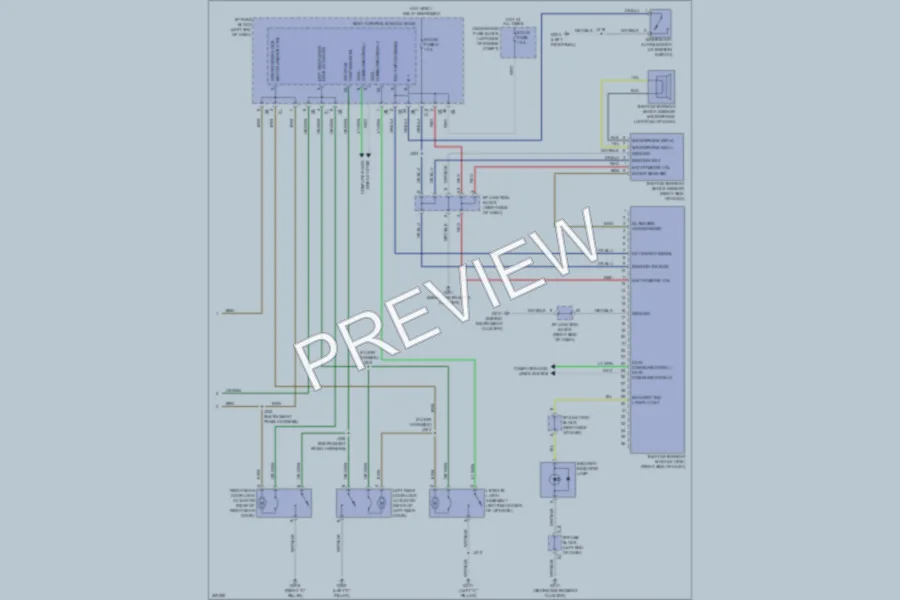 2009 Pontiac Vibe Anti Theft wiring diagram preview