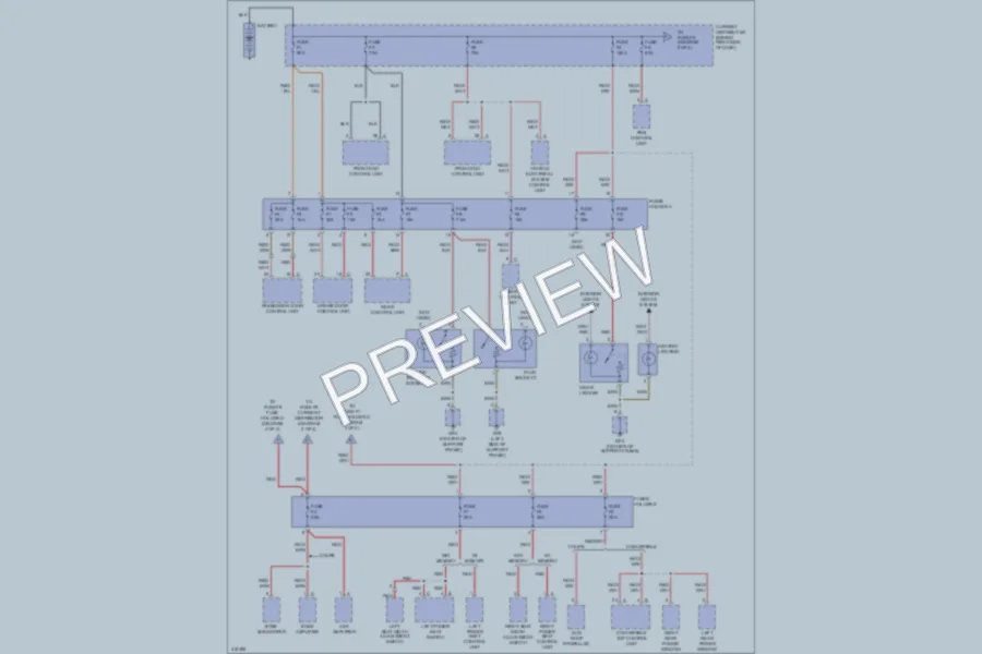 2009 Porsche 911 Power Distribution wiring diagram preview