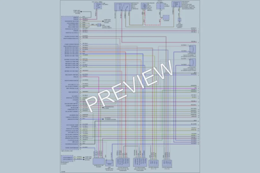 2009 Porsche Boxster Engine Performance wiring diagram preview