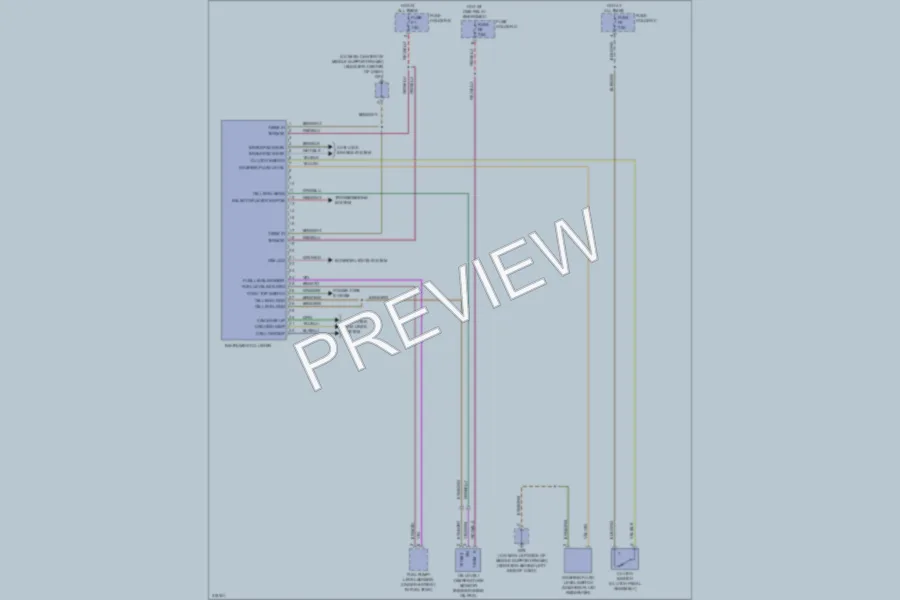 2009 Porsche Boxster Instrument Cluster wiring diagram preview