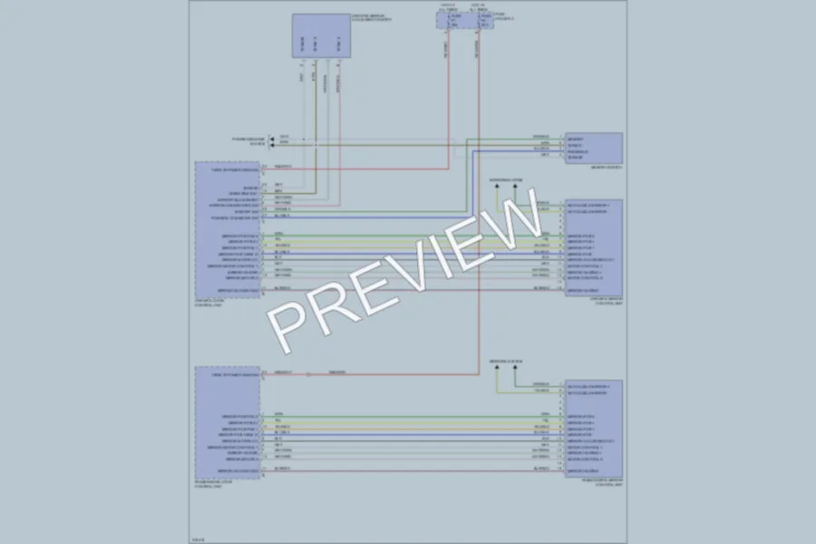 2009 Porsche Boxster Memory Systems wiring diagram preview