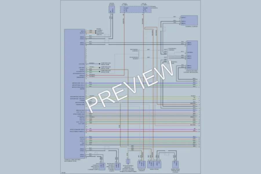 2009 Porsche Boxster Navigation wiring diagram preview