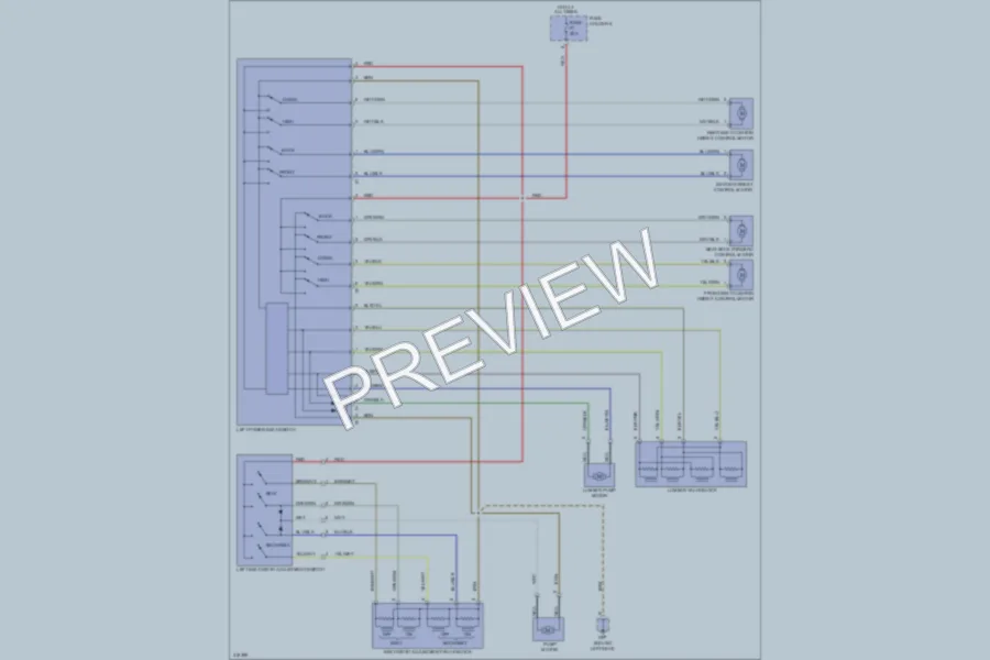 2009 Porsche Boxster Power Seats wiring diagram preview