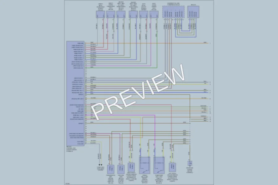 2009 Porsche Boxster Supplemental Restraints wiring diagram preview